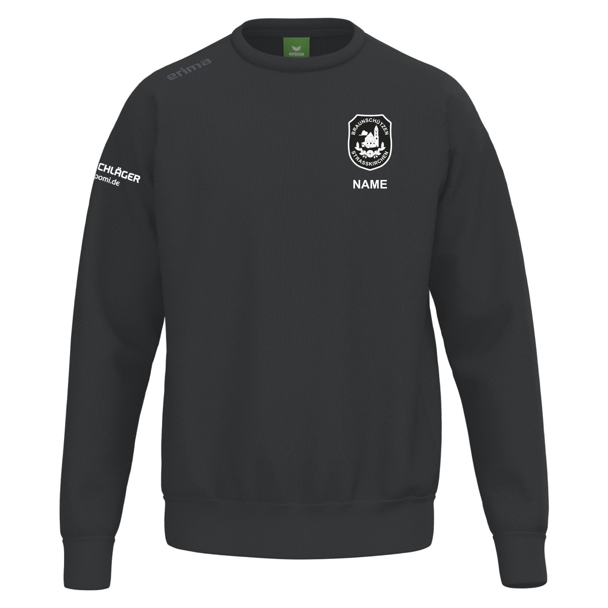 Erima TS Sweatshirt schwarz